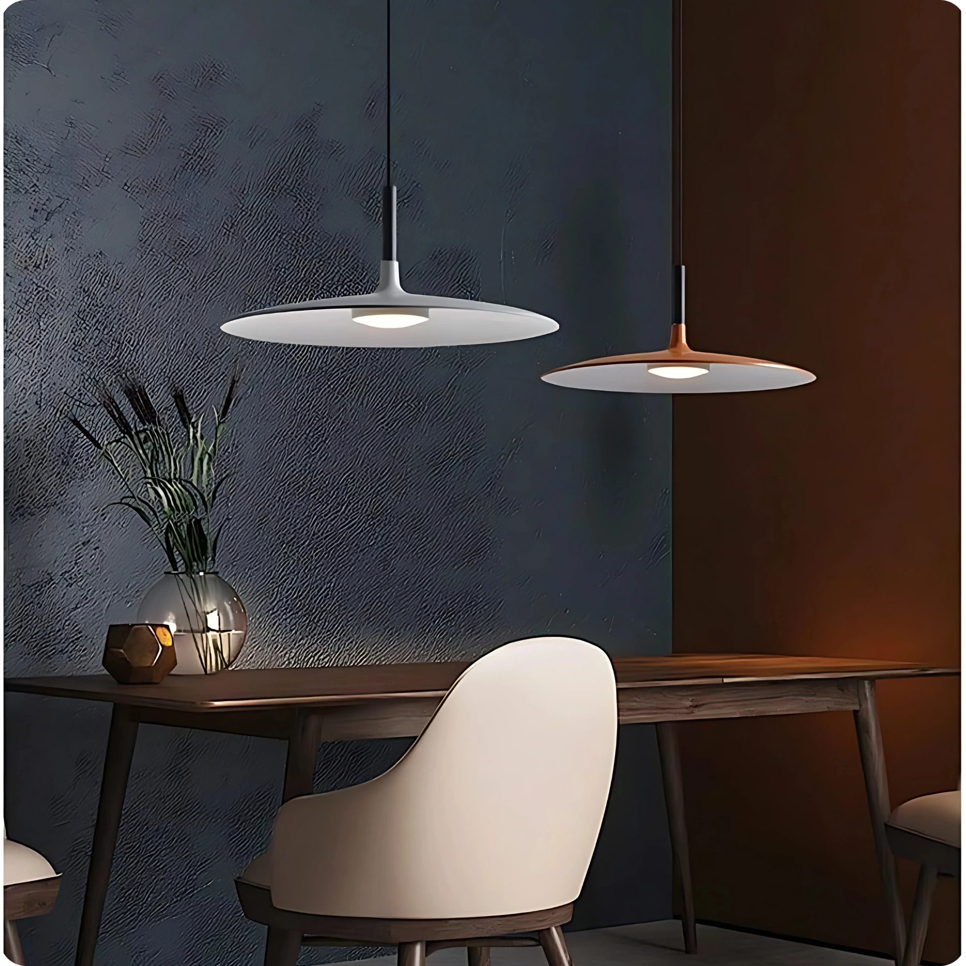 Plafonnier Suspendu Forme Cône Scandinave Moderne - PlafonnierDeco