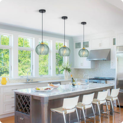 Plafonnier Design Verre Soufflé pour Ambiance Tamisée - PlafonnierDeco