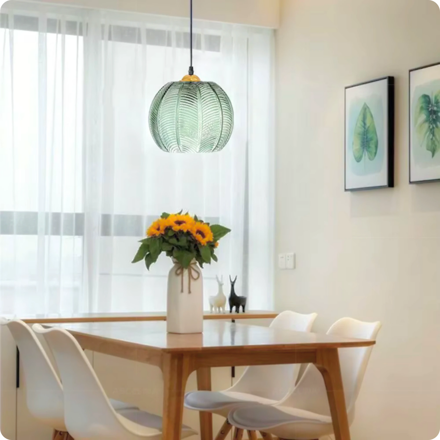 Plafonnier Design Verre Soufflé pour Ambiance Tamisée - PlafonnierDeco