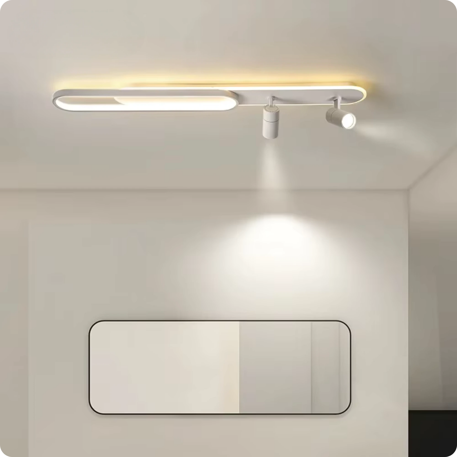 Plafonnier Moderne à Spots LED et Température Changeable - PlafonnierDeco