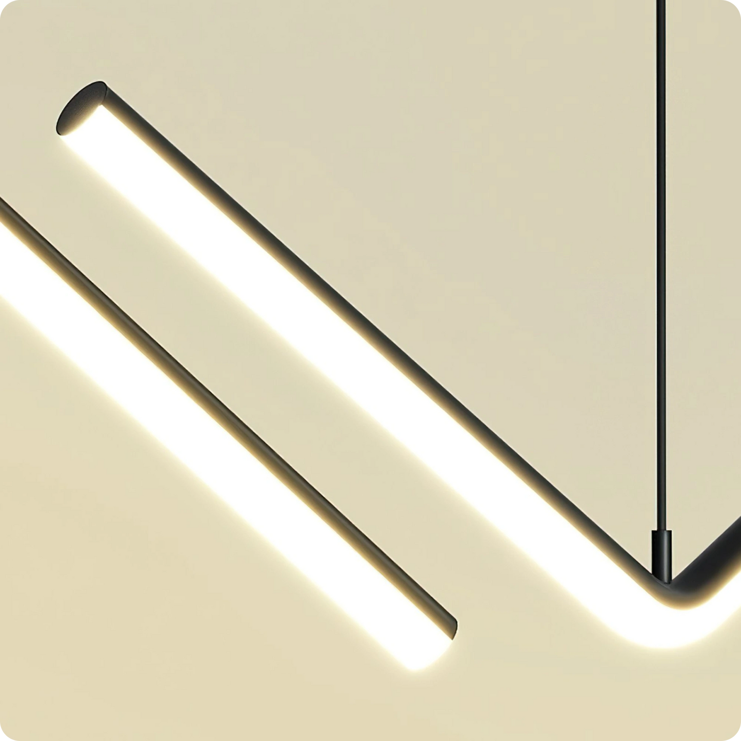 Plafonnier Moderne Forme Z à LED Dimmable - PlafonnierDeco