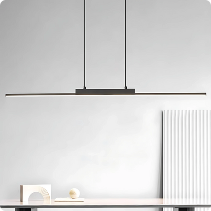 Plafonnier Allongé Noir Aluminium LED Intérieur Moderne 26W - PlafonnierDeco