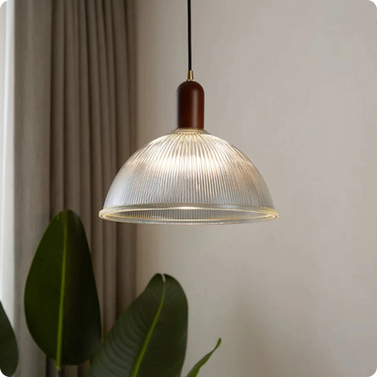 Plafonnier Suspension Design – Verre Métal Effet Scandinave - PlafonnierDeco