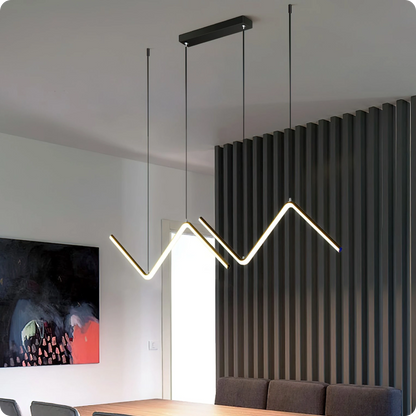 Plafonnier Moderne Forme Z à LED Dimmable - PlafonnierDeco