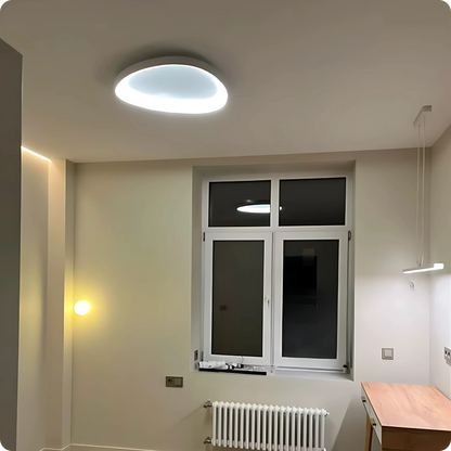 Plafonnier Design Moderne Semi-encastré LED à intensité variable - PlafonnierDeco