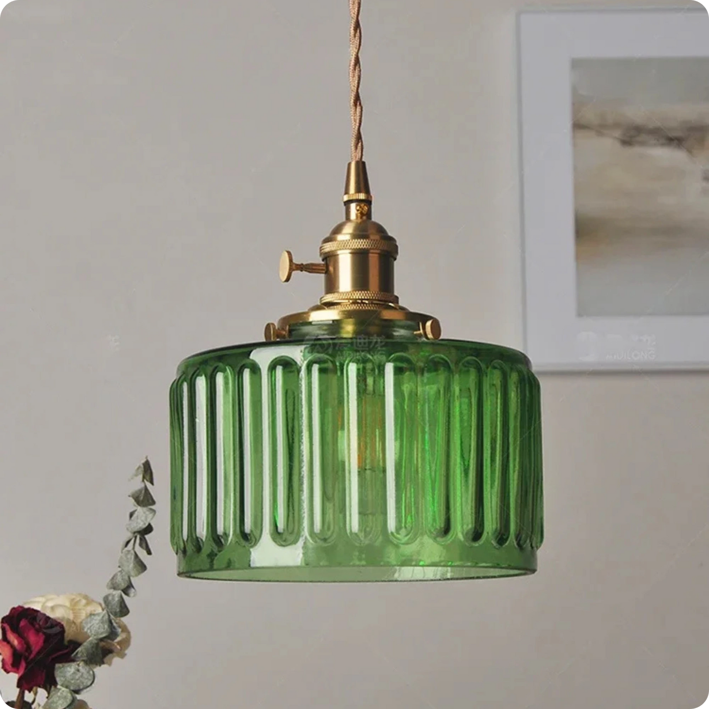 Plafonnier Verre Transparent Suspendu Moderne pour Intérieurs Tendance - PlafonnierDeco