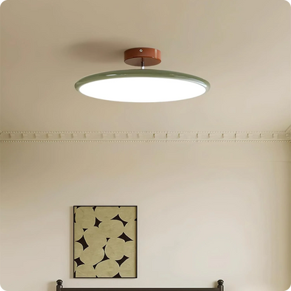 Plafonnier LED rond en métal avec design moderne et décoratif - PlafonnierDeco