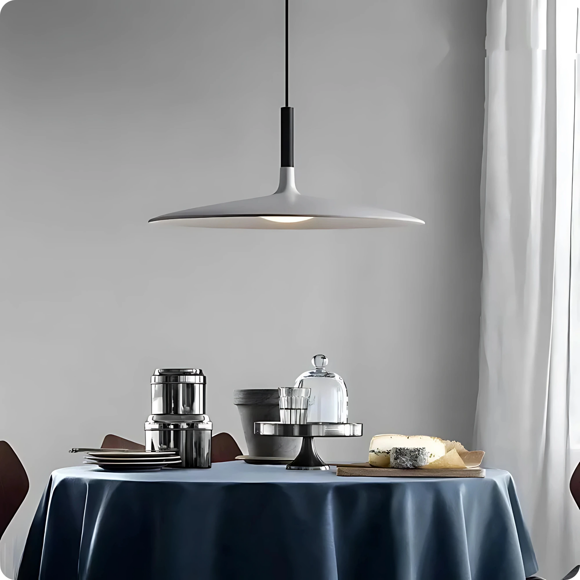 Plafonnier Suspendu Forme Cône Scandinave Moderne - PlafonnierDeco