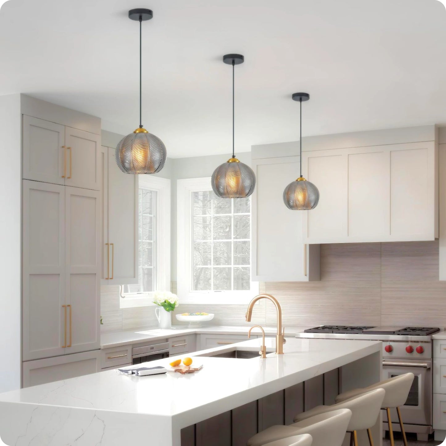 Plafonnier Design Verre Soufflé pour Ambiance Tamisée - PlafonnierDeco