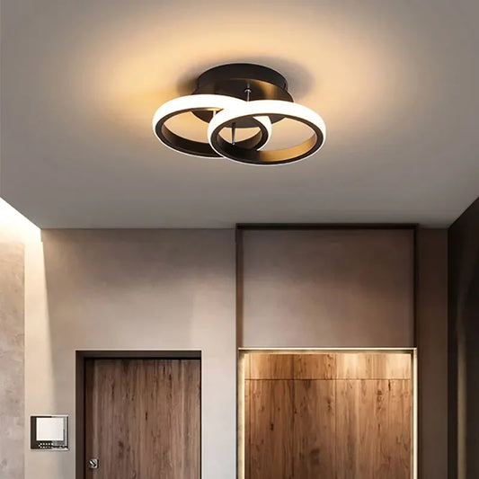 Plafonnier Moderne Forme Trèfle Aluminium & Silicone LED
