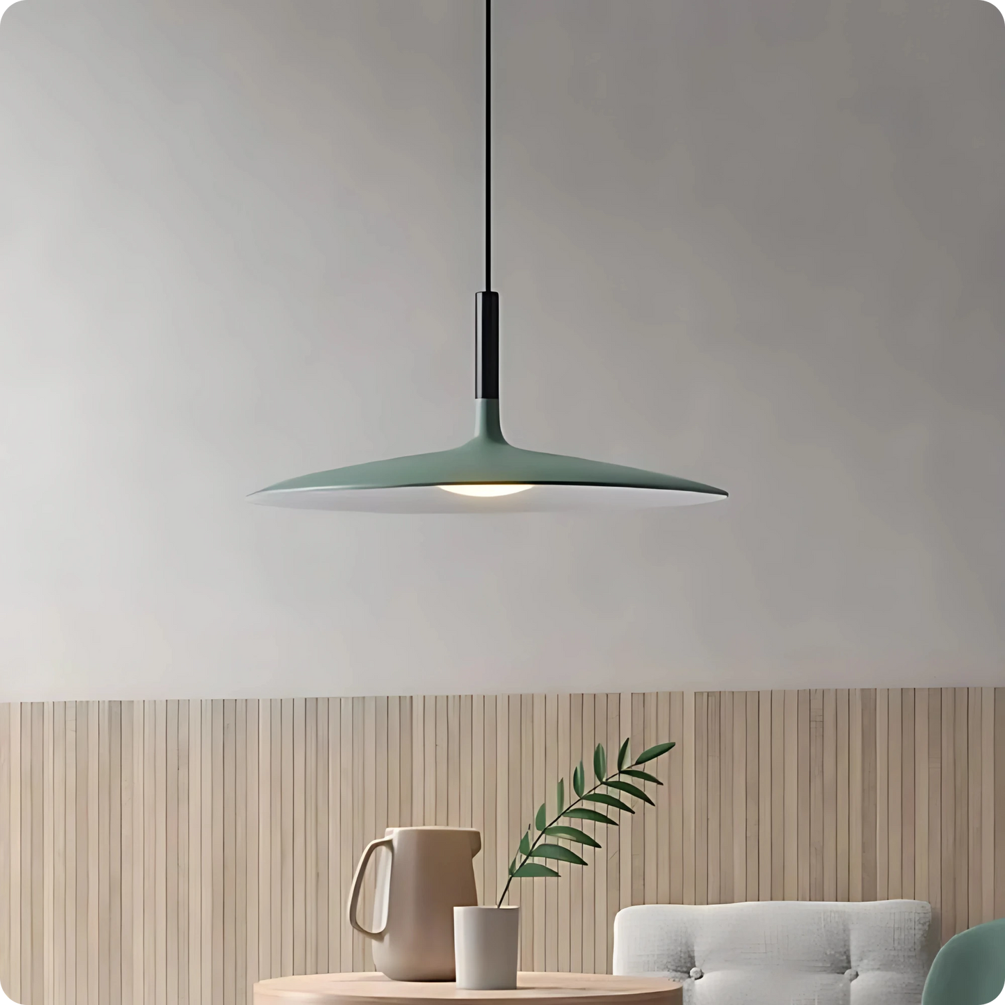 Plafonnier Suspendu Forme Cône Scandinave Moderne - PlafonnierDeco