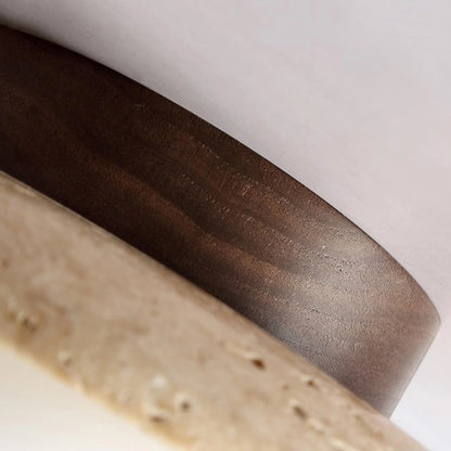 Plafonnier en marbre naturel avec éclairage LED éco-énergétique - PlafonnierDeco