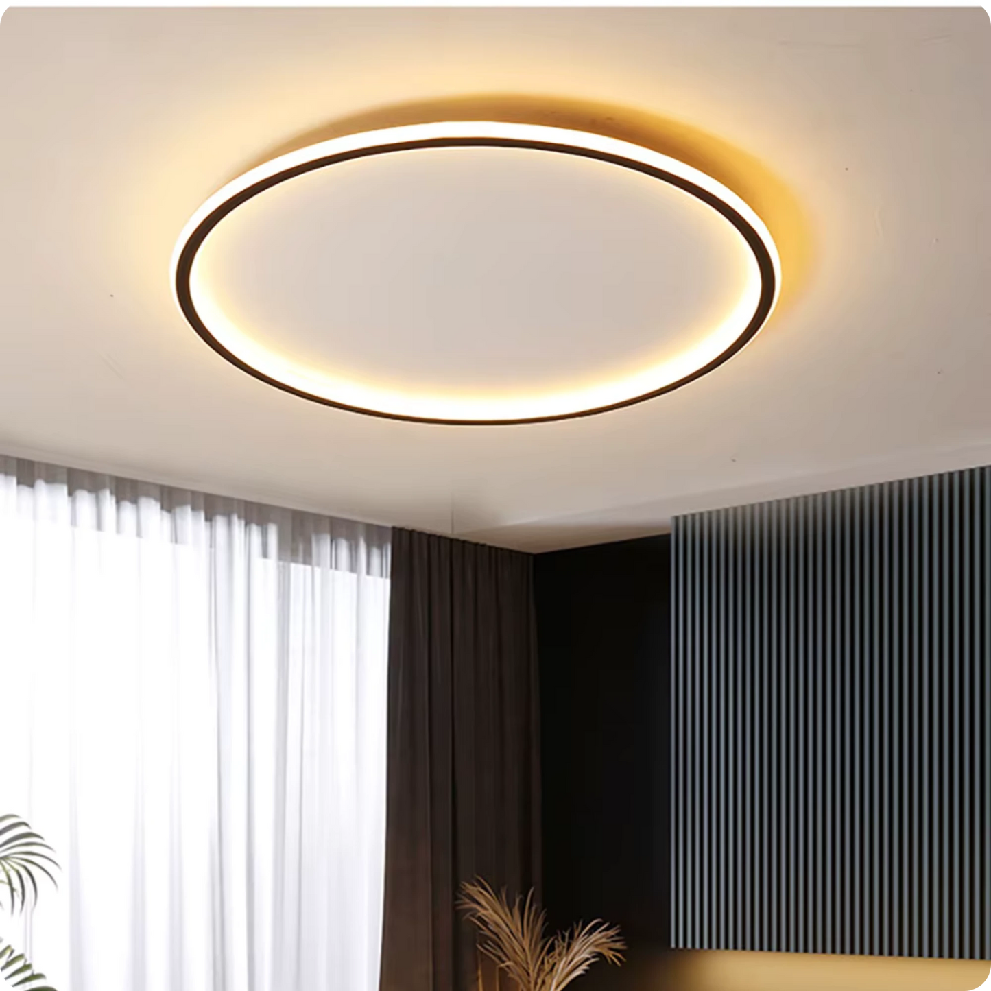 Plafonnier Circulaire Minimaliste LED Dimmable Rond - PlafonnierDeco