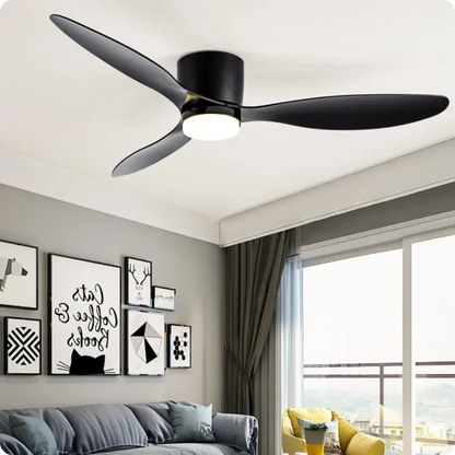 Plafonnier Ventilateur LED Moderne - Télécommande & Éclairage Variable - PlafonnierDeco