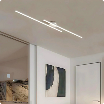 Plafonnier Barre LED Noir Mat - Intensité Ajustable - PlafonnierDeco