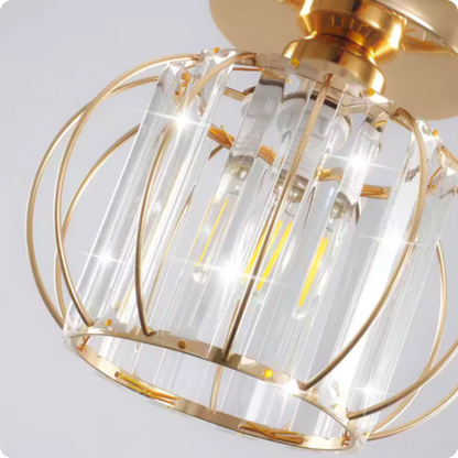 Plafonnier Métal et Verre au Look Contemporain pour Éclairage Accueillant - PlafonnierDeco