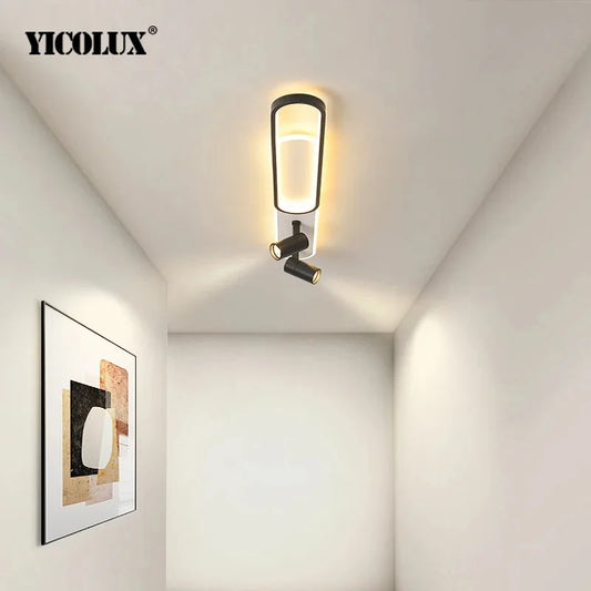 Plafonnier Moderne à Spots LED et Température Changeable