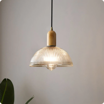 Plafonnier Suspension Design – Verre Métal Effet Scandinave - PlafonnierDeco