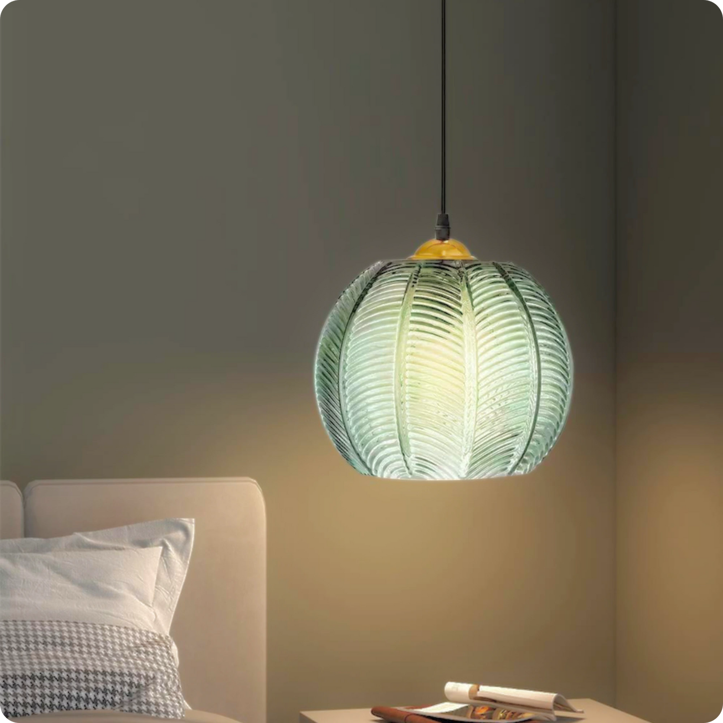 Plafonnier Design Verre Soufflé pour Ambiance Tamisée - PlafonnierDeco