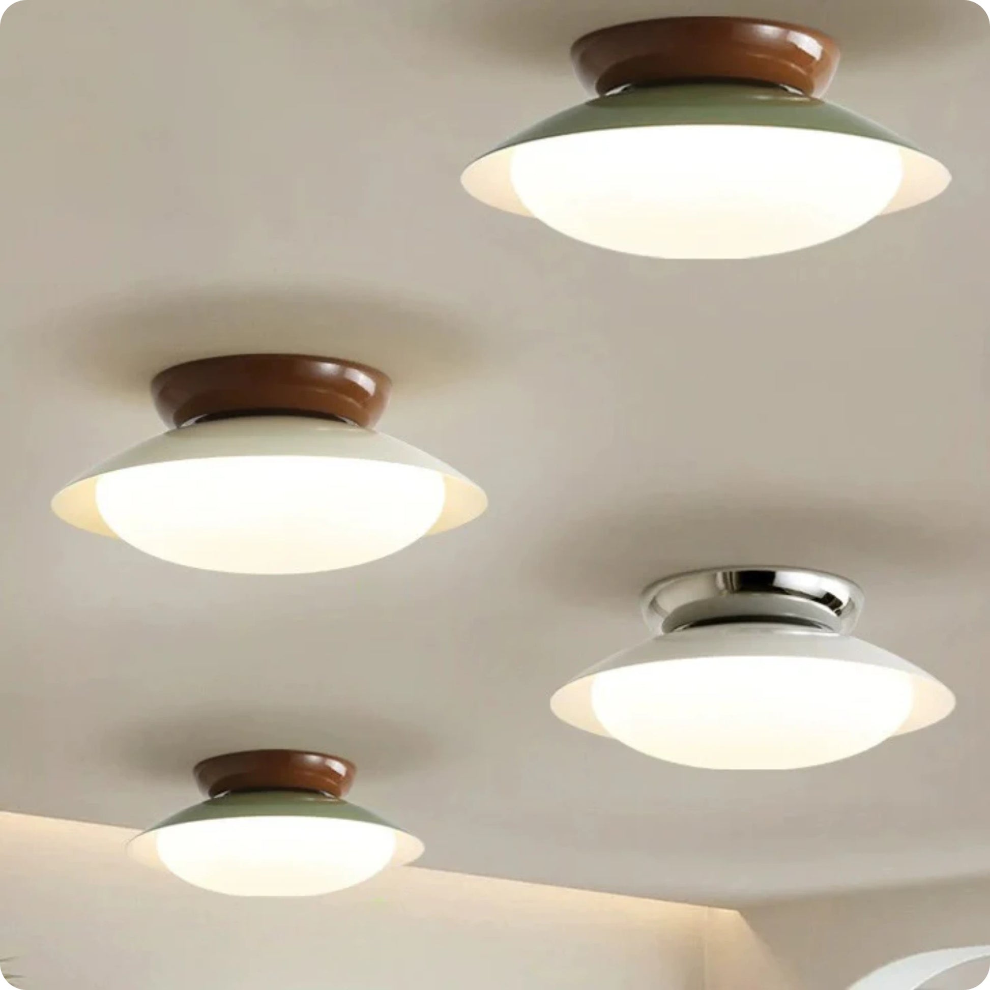 Plafonnier LED moderne avec variateur pour éclairage intérieur - PlafonnierDeco