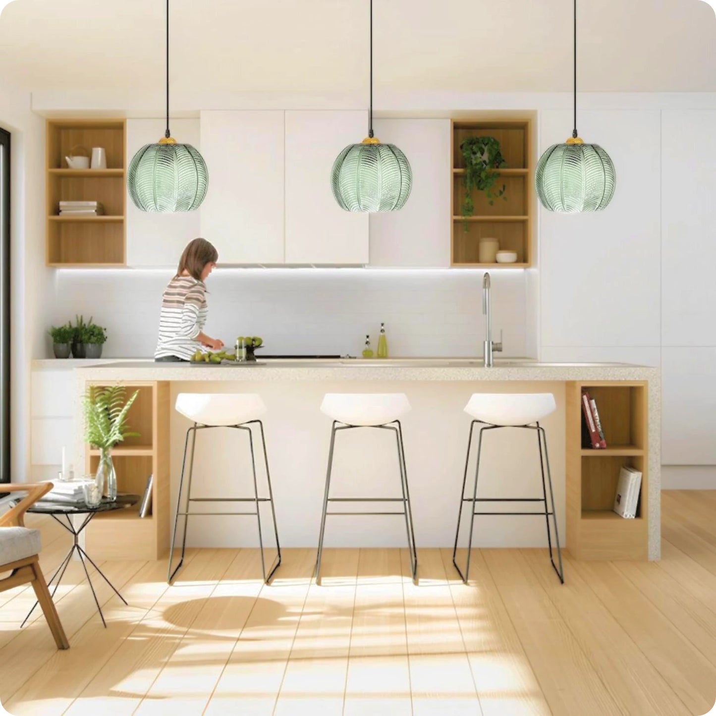 Plafonnier Design Verre Soufflé pour Ambiance Tamisée - PlafonnierDeco