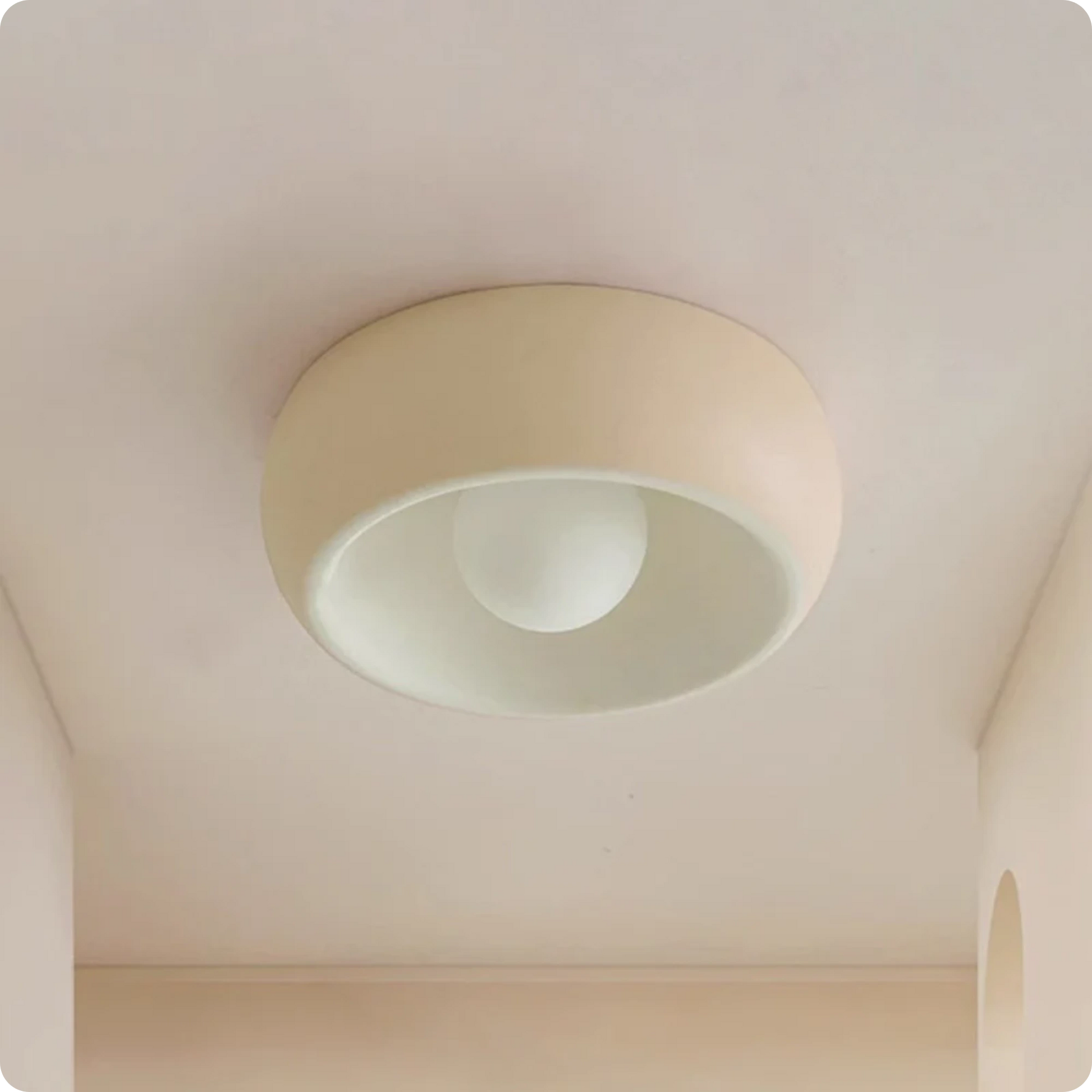 Plafonnier nid d'oiseau rond moderne en métal pour une lumière douce - PlafonnierDeco