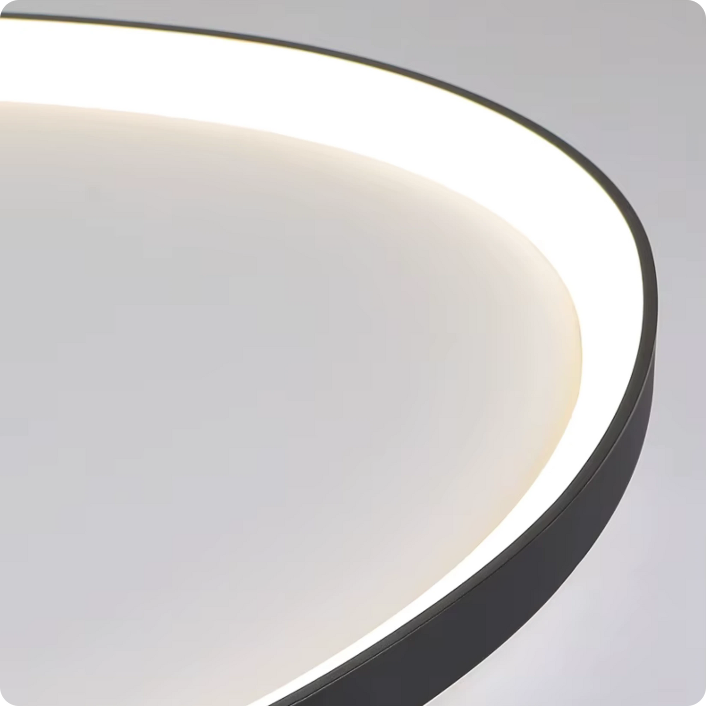 Plafonnier Design Moderne Semi-encastré LED à intensité variable - PlafonnierDeco