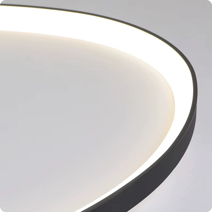 Plafonnier Design Moderne Semi-encastré LED à intensité variable - PlafonnierDeco