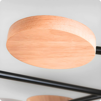 Plafonnier Moderne Design 5 Bras LED | Lumière à 3 Couleurs - PlafonnierDeco