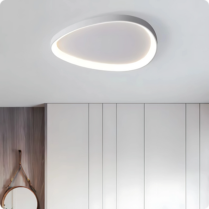 Plafonnier Design Moderne Semi-encastré LED à intensité variable - PlafonnierDeco