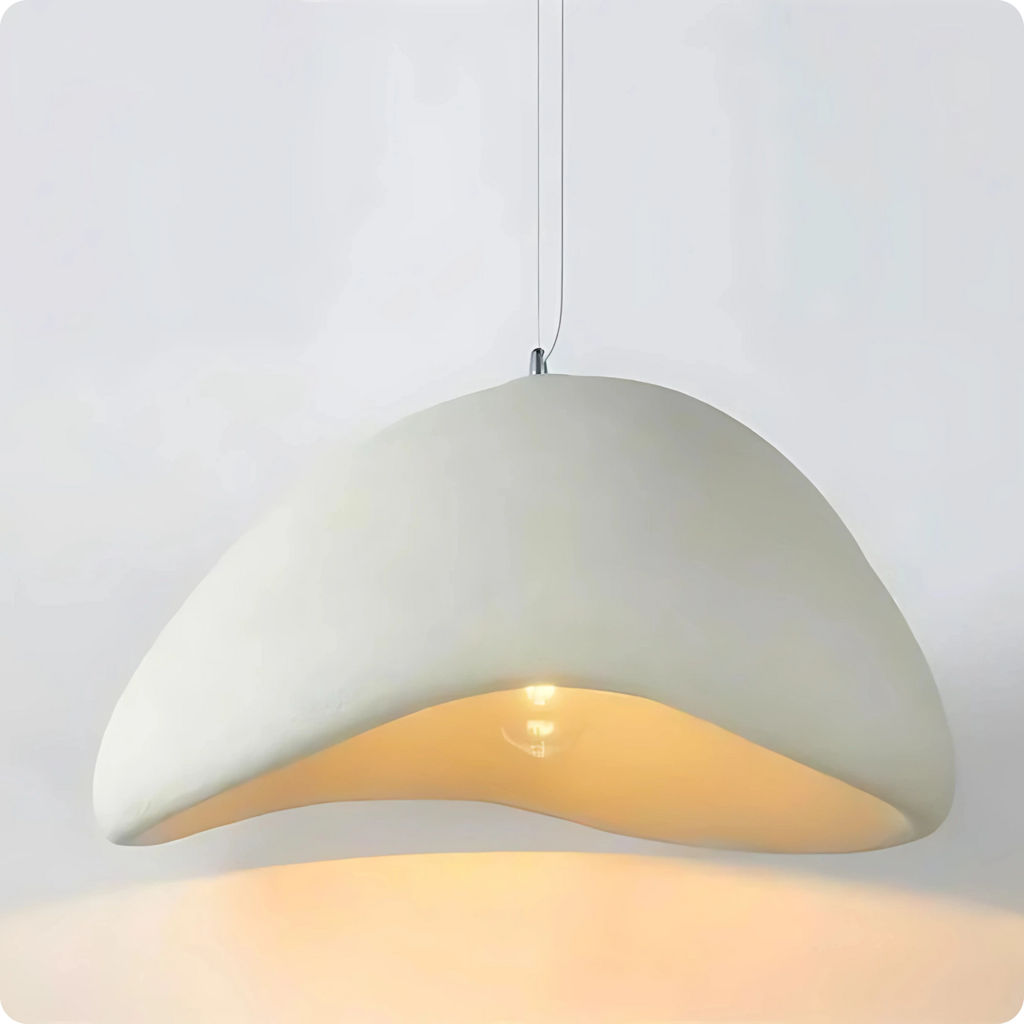 Plafonnier Moderne LED – Suspension E27 en Fer Peint Blanc Élégant - PlafonnierDeco