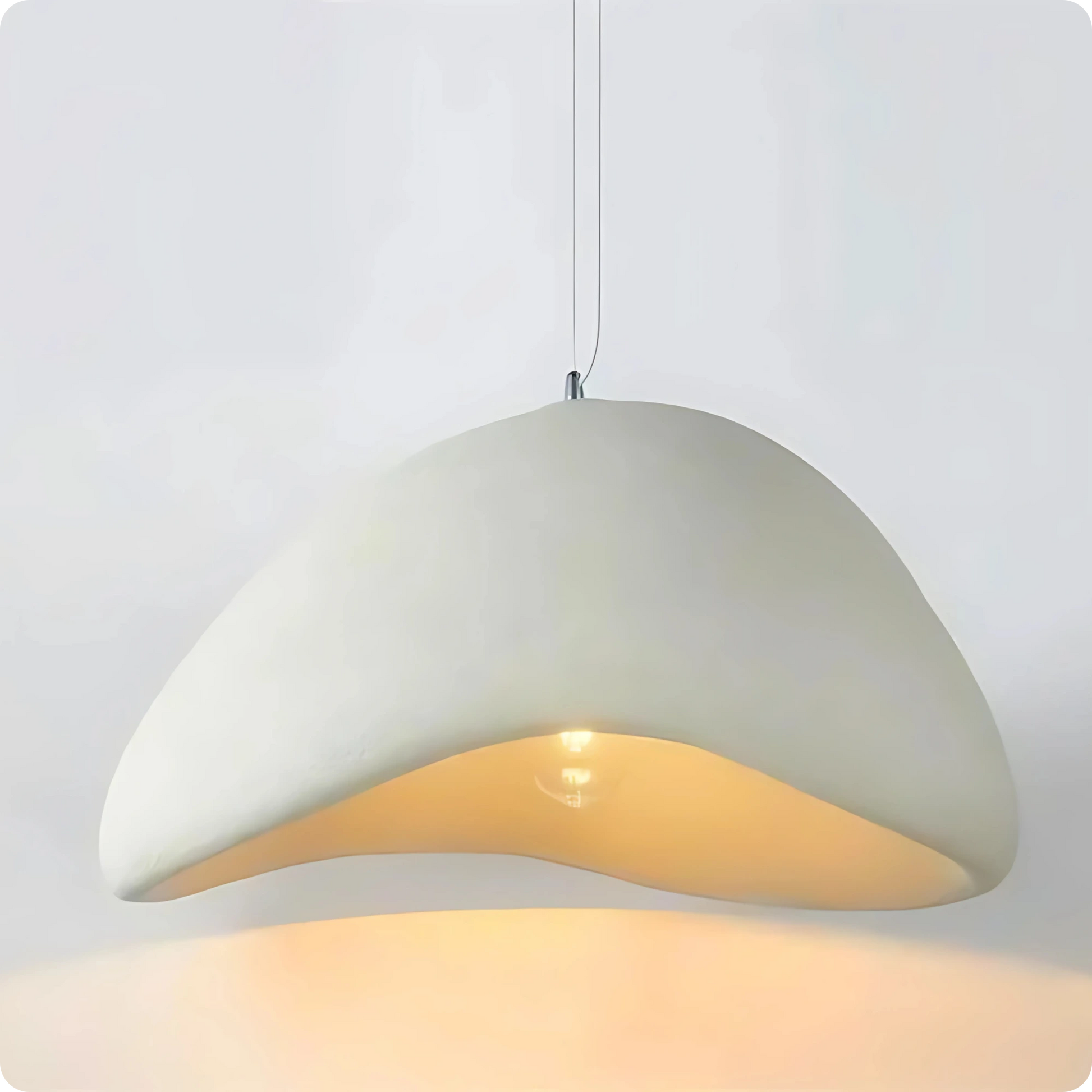 Plafonnier Moderne LED – Suspension E27 en Fer Peint Blanc Élégant - PlafonnierDeco
