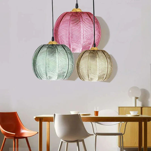 Plafonnier Design Verre Soufflé pour Ambiance Tamisée