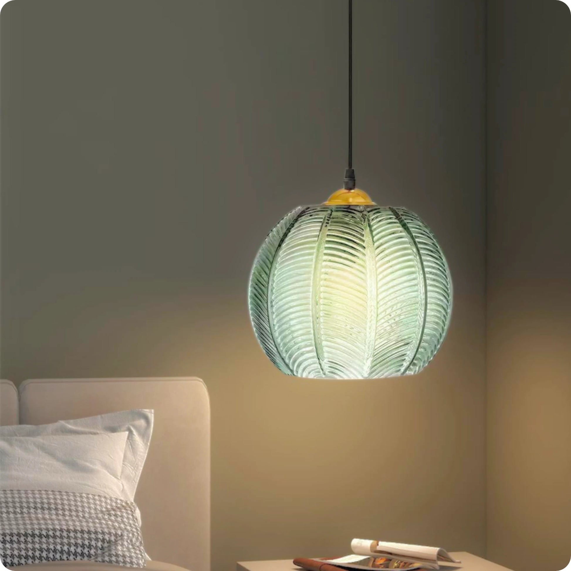 Plafonnier Design Verre Soufflé pour Ambiance Tamisée - PlafonnierDeco