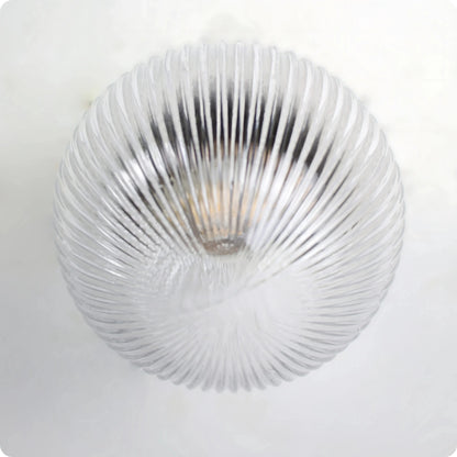 Plafonnier vintage en verre brossé avec éclairage LED pour intérieur chic - PlafonnierDeco
