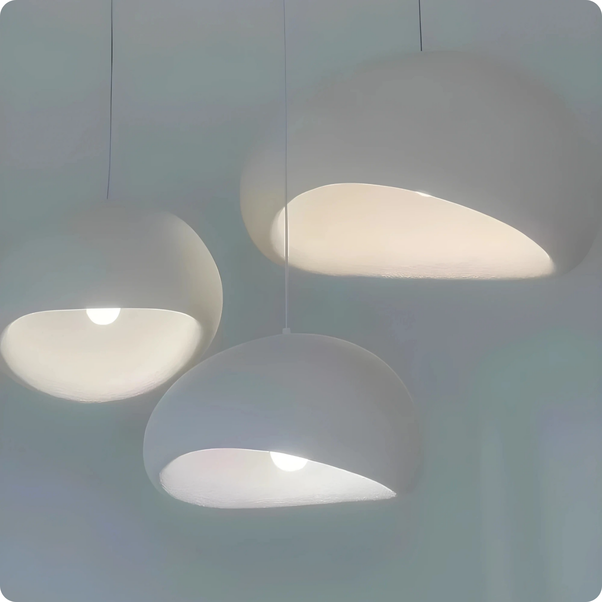 Plafonnier Moderne LED – Suspension E27 en Fer Peint Blanc Élégant - PlafonnierDeco