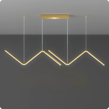 Plafonnier Moderne Forme Z à LED Dimmable - PlafonnierDeco