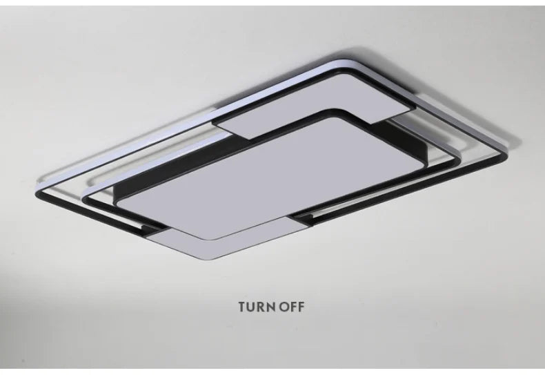 Plafonnier LED Moderne Métal Dimmable + Télécommande