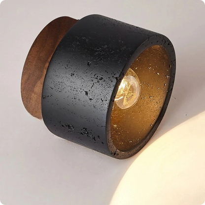 Plafonnier en marbre naturel avec éclairage LED éco-énergétique - PlafonnierDeco