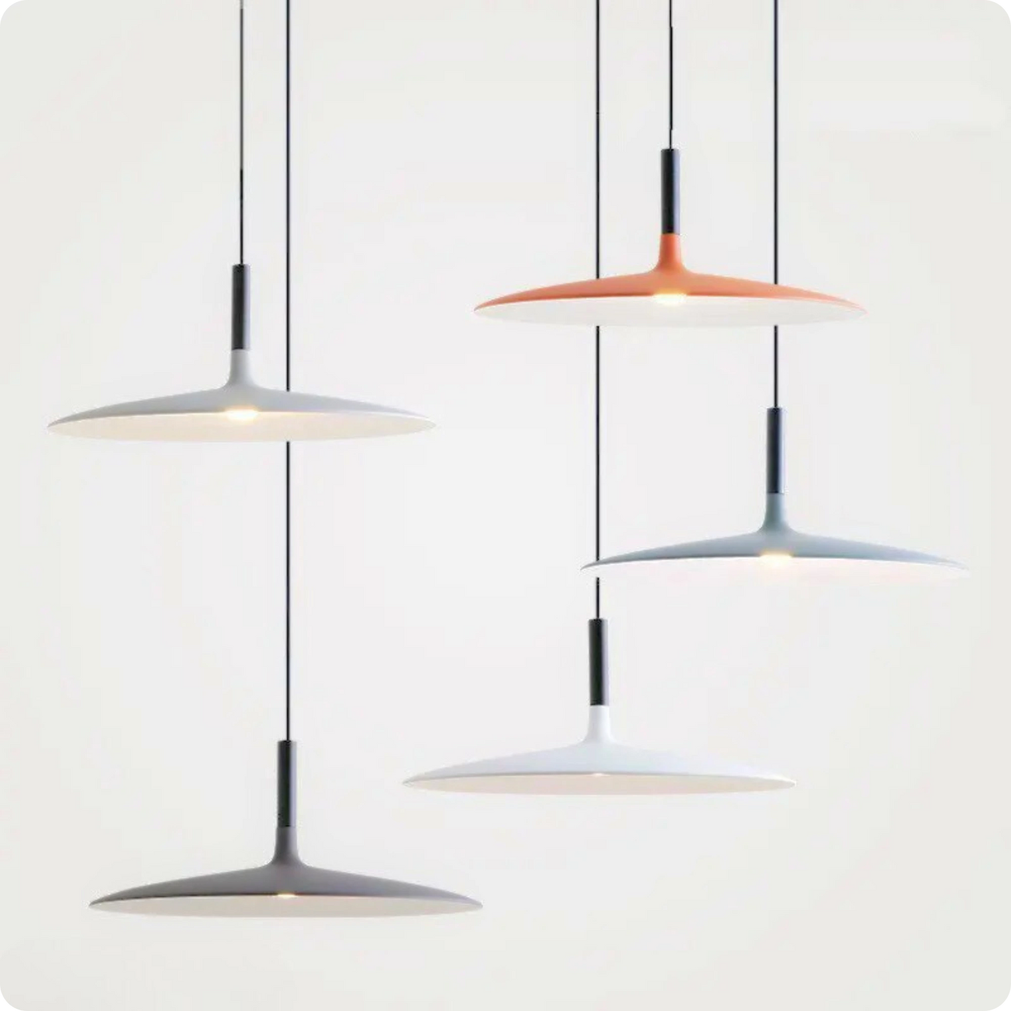 Plafonnier Suspendu Forme Cône Scandinave Moderne - PlafonnierDeco