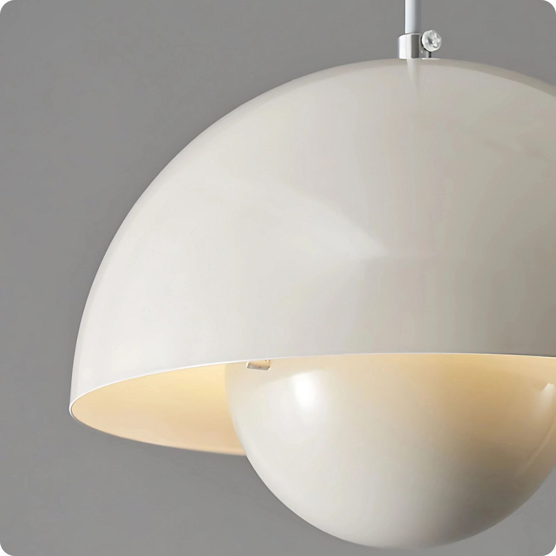 Plafonnier LED Suspendu Style Bourgeon en Métal Peint Multicolore - PlafonnierDeco