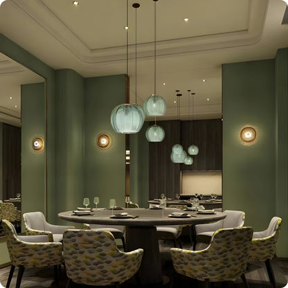 Plafonnier Design Verre Soufflé pour Ambiance Tamisée - PlafonnierDeco