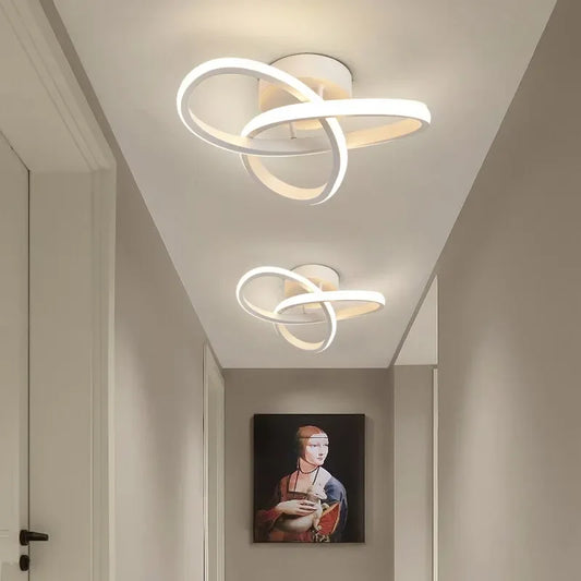 Plafonnier Moderne Forme Trèfle Aluminium & Silicone LED