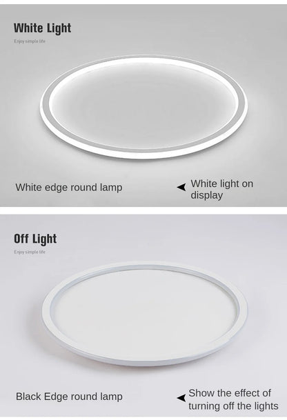 Plafonnier Circulaire Minimaliste LED Dimmable Rond