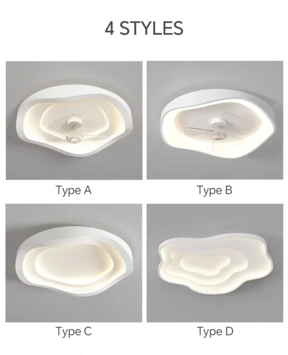 Plafonnier LED Moderne Blanc Acrylique Grande Surface | Style Nordique