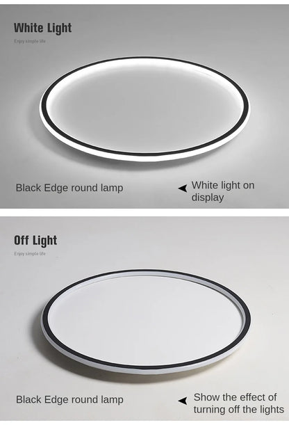 Plafonnier Circulaire Minimaliste LED Dimmable Rond