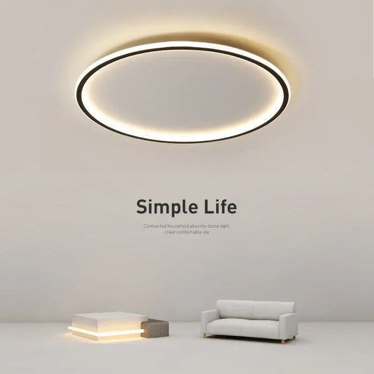 Plafonnier Circulaire Minimaliste LED Dimmable Rond