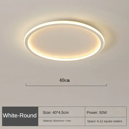 Plafonnier Circulaire Minimaliste LED Dimmable Rond