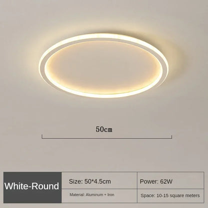 Plafonnier Circulaire Minimaliste LED Dimmable Rond