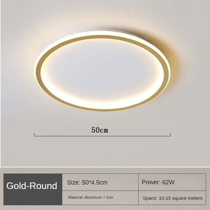 Plafonnier Circulaire Minimaliste LED Dimmable Rond